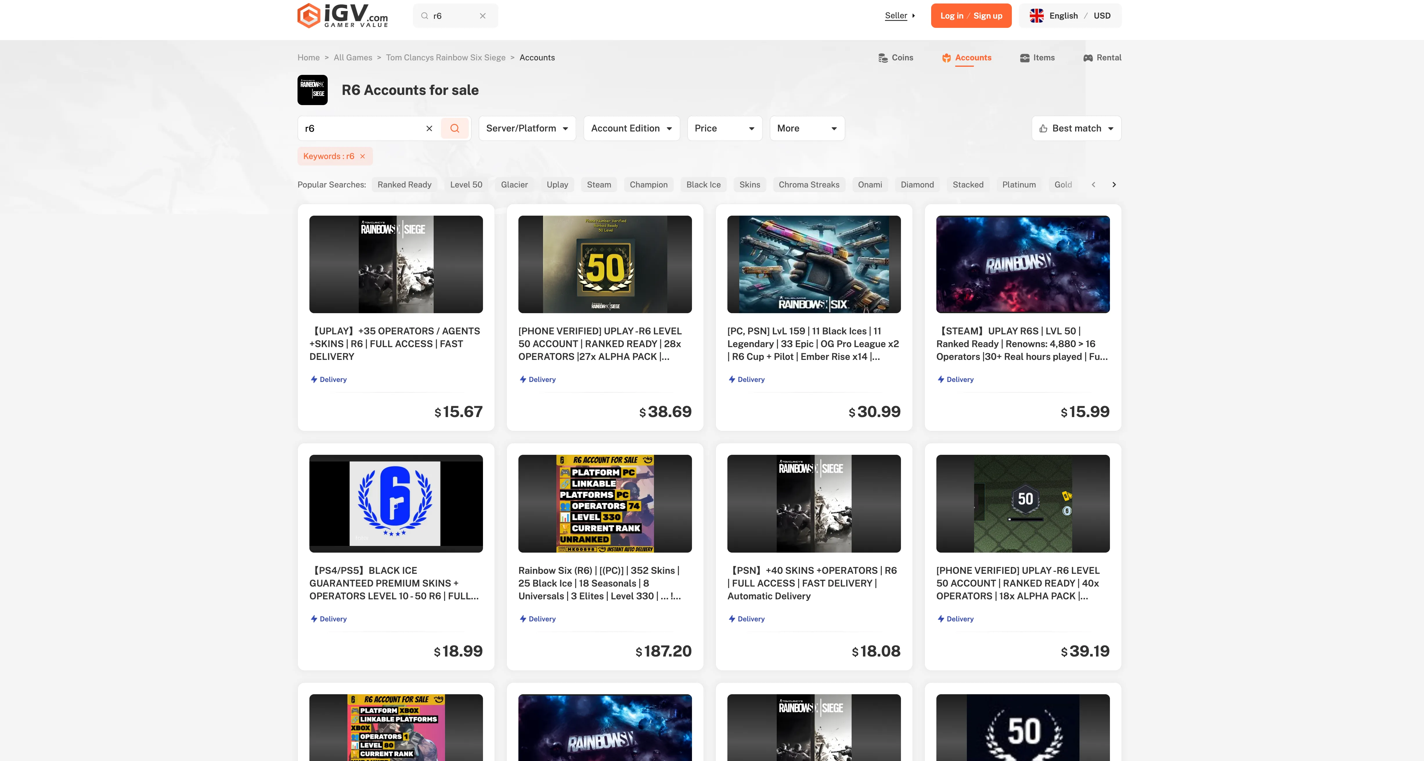 best places to buy rainbow six siege accounts